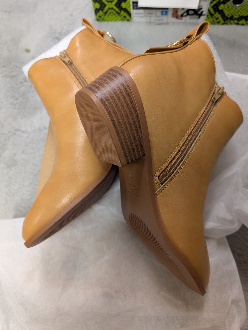 Tan Leather Chelsea Ankle Bootie